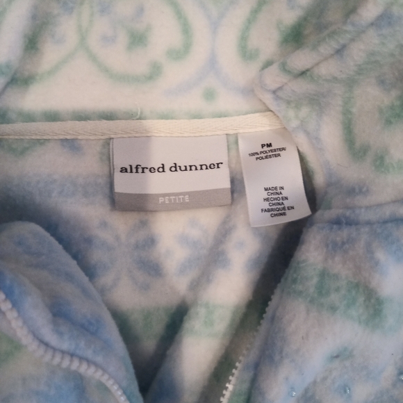 Alfred Dunner Thick Fleece Jacket Womens Petite M - Dreamy!!! - Picture 4 of 10